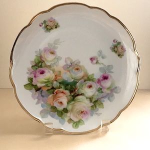 Vintage Rose Germany Plate Porcelain